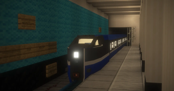 81-722 "Yubileyniy" At the "Novomostovaya" Station