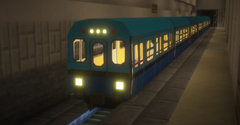 81-707 "Ezh" At the "Naberezhnaya" Station