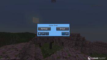Blue Simple Voice Chat Icons + Gui — screenshot 1