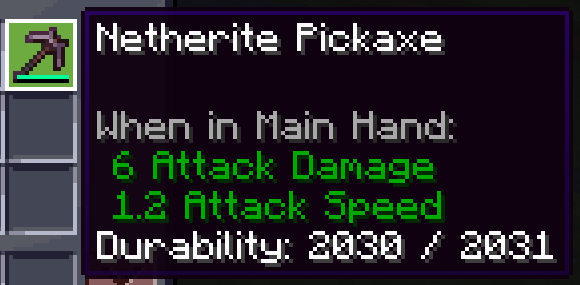 Netherite Pickaxe