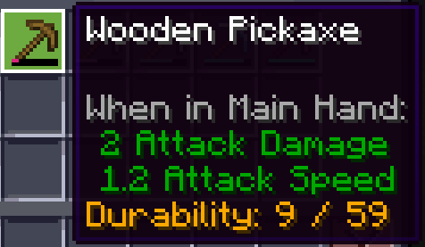 Wooden Pickaxe