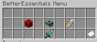 BE Main menu