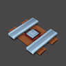 cartoon rails 3D