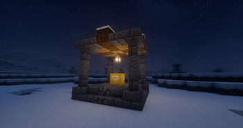Snow Lucky Block