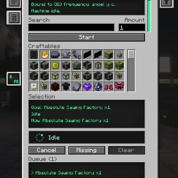 QIO AutoCrafter Interface
