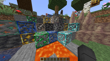 Glowing ores