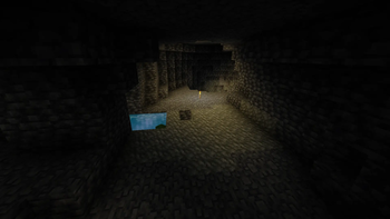 cave with torch