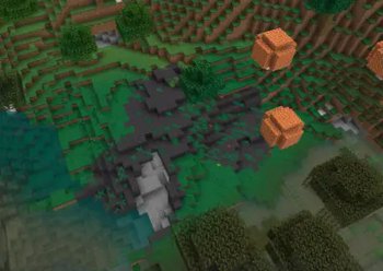 Fungal field in the Overworld