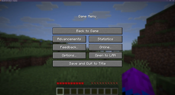 Pause Menu