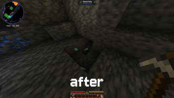 ore vein after