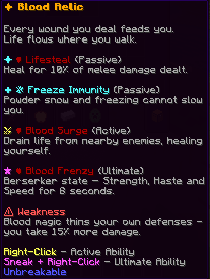 Blood Relics
