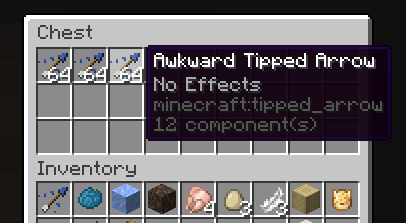Unique names for Awkward/Thick/Mundane Tipped Arrows