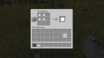 The sugarcube crafting recipe