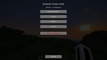 Config Menu