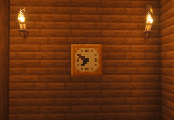 Clock Hung on Wall