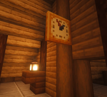 Side-Mounted Clock