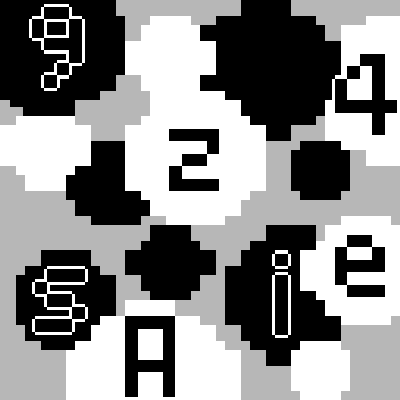 HD B&W Font