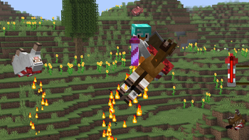 CringyGull on horse