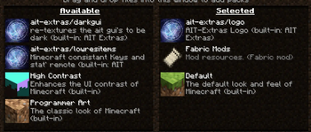 Inbuild Resourcepack!