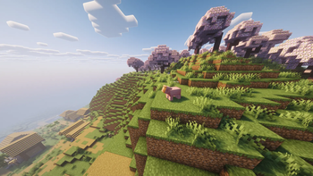 pigbama staring off into the sunset 2