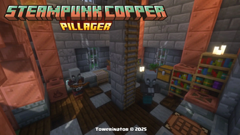 Steampunk Copper Station Interior