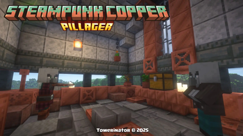 Steampunk Copper Station Interior