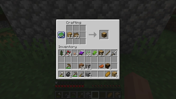 Reapplying Bark in Crafting Table