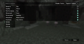 Recommended Settings