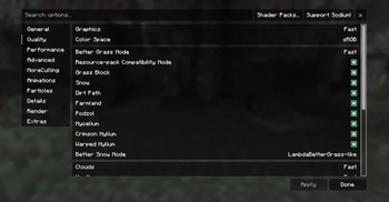 Recommended Settings
