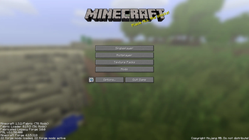 Main Menu with Mod Menu installed
