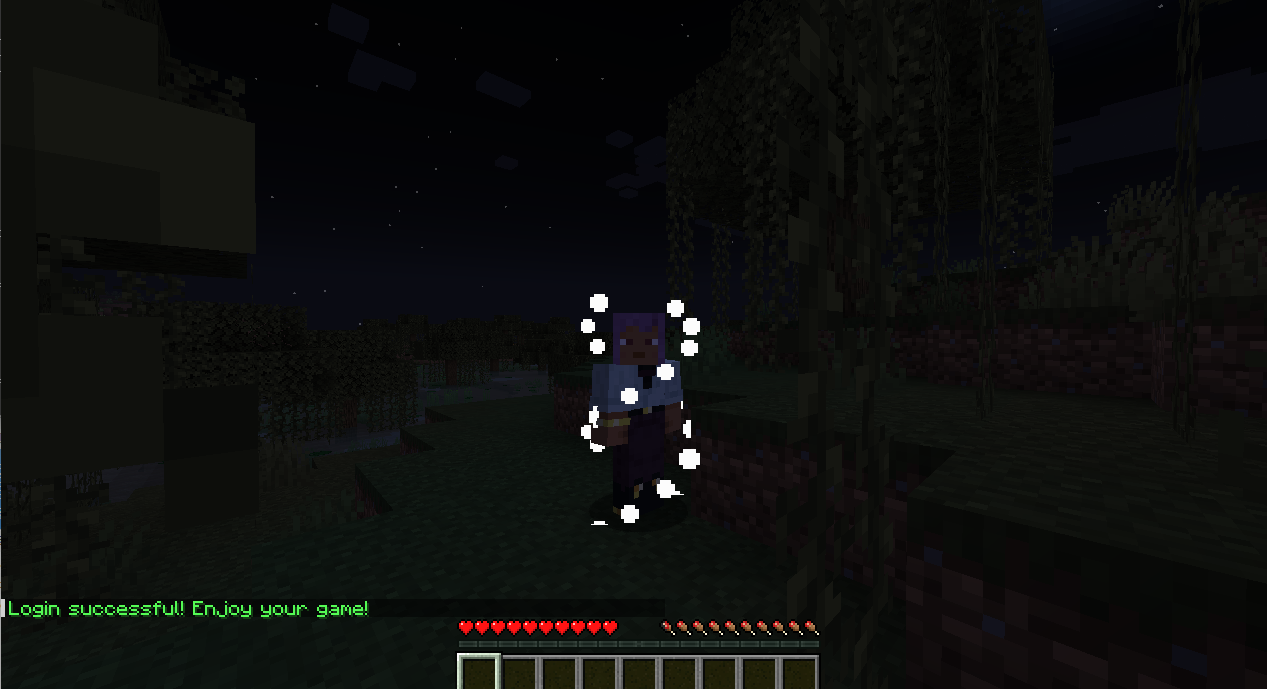 Login special effects