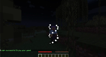 Login special effects