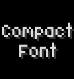 Compact Font