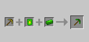 Emerald Pickaxe recipe!