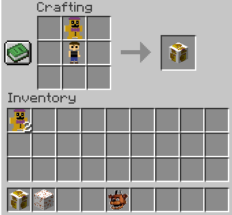 Fredbear Block recipe