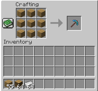 cursed pickaxe recipe