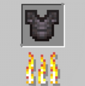 Netherite in furnace