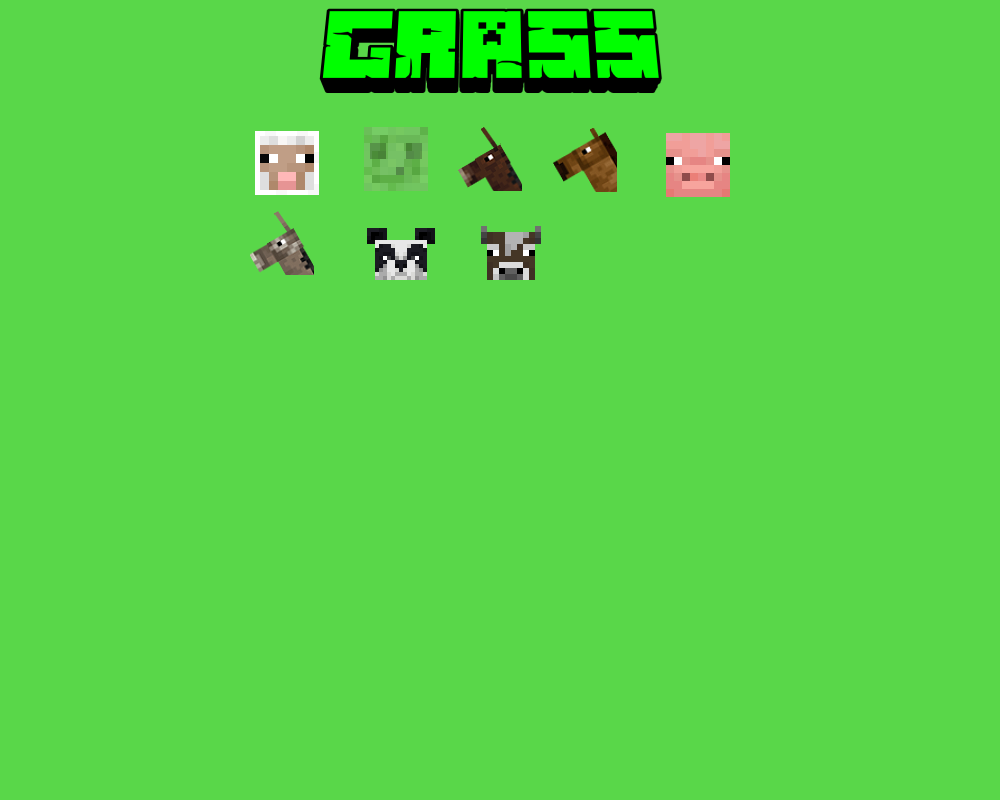 The grass types