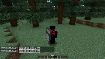A player holding the Drawn Riot Shield