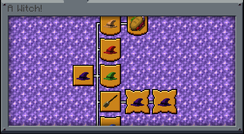 "A Witch!" Advancement Tab