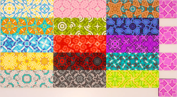 Glazed Terracotta Carpets Directional Patterns
