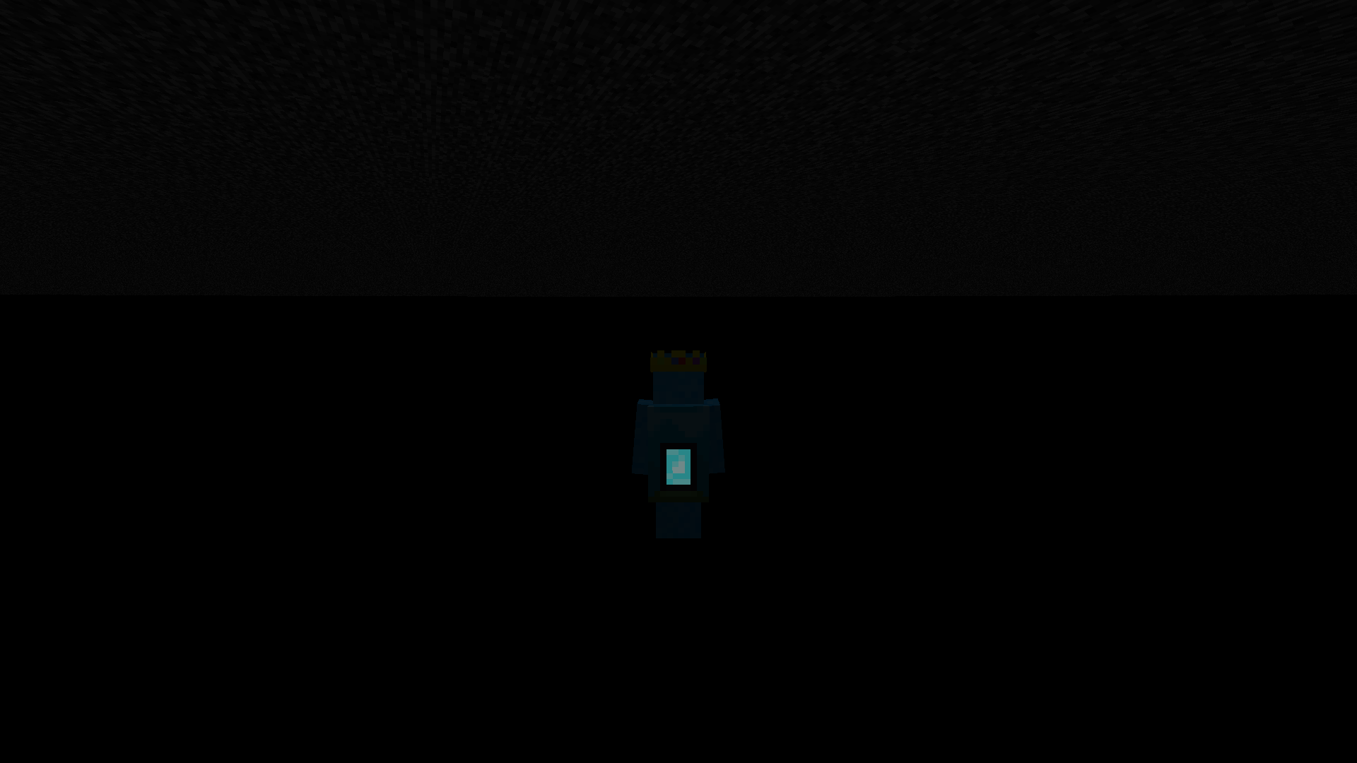 Glowing blue portal