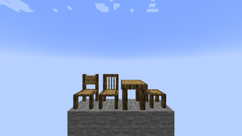 Oak Furniture Set