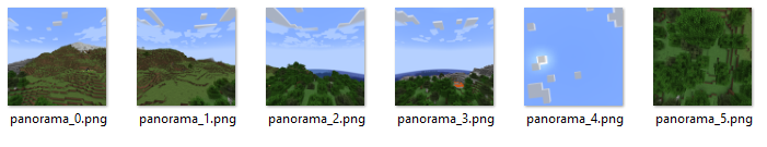 Panorama pictures viewed in file explorerer