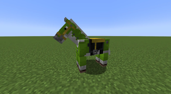 A colorful horse
