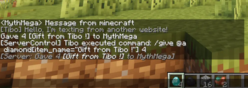 Easy send chat and commands