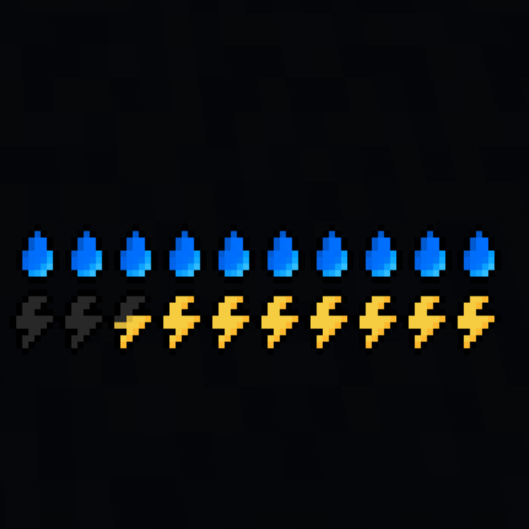Thirst and Stamina Bar