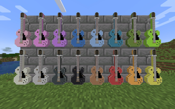 Guitars On Wall Hangers