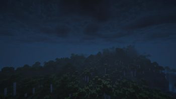 Watching over the dark forest...