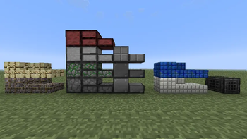 Shoreds, compresseds, small tiles and vent block